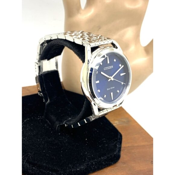 Citizen Women's Watch FE7090-55L Eco Drive Blue Dial Silver Stainless Steel 36mm - Picture 13 of 13